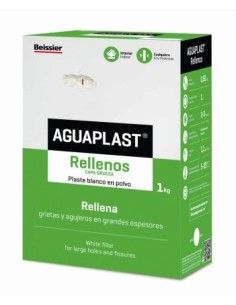 Plaste Aguaplast Rellenos Blanco Interior Estuche 1kg 1307