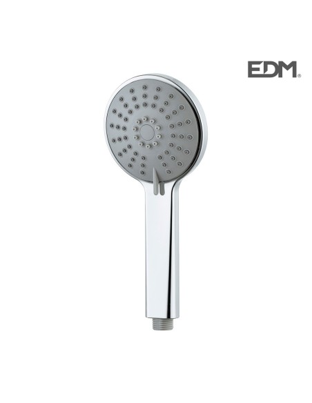 MANGO DE DUCHA   ROUND   3 FUNCIONES   CROMADO    EDM