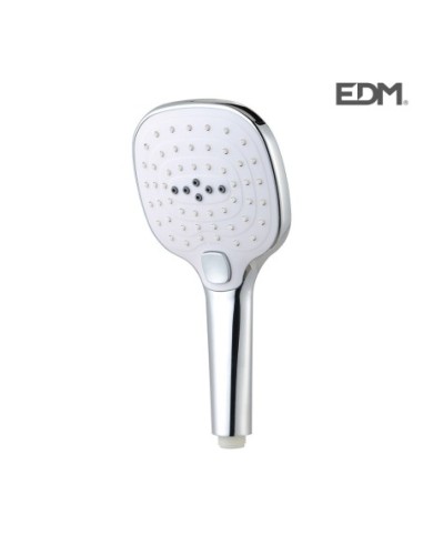 MANGO DE DUCHA   SQUARE   3 FUNCIONES   CROMADO   EDM