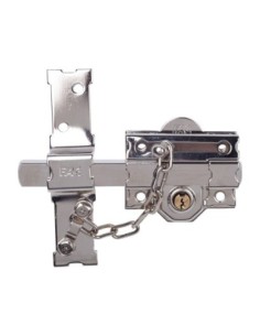 CERROJO NIQUEL 301 L-80 MM,