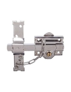 CERROJO 301L-80 CON BOMBILLO 70MM, NIQUEL