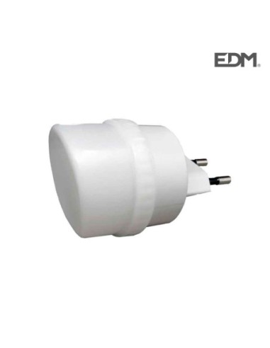 PILOTO NOCHE CON LED REDONDO BLANCO EDM