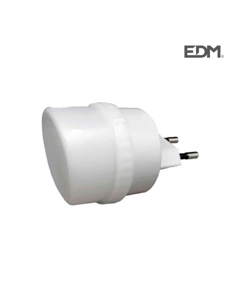 PILOTO NOCHE CON LED REDONDO BLANCO EDM