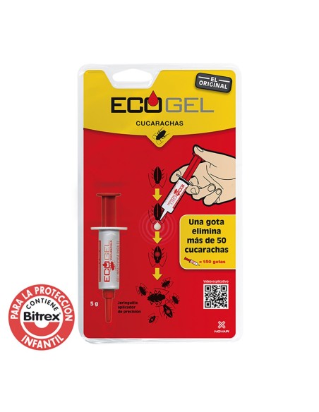 ECOGEL CUCARACHAS 5GR. JERINGA