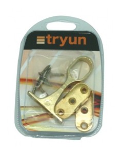 SOPORTE LATERAL Y SOPORTE CENTRAL OVAL 25 15MM LATON 3PZS