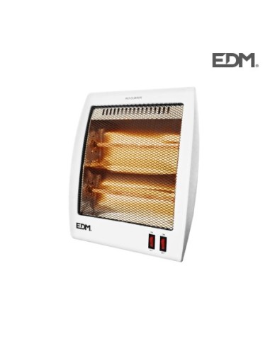 ESTUFA DE CUARZO   MODELO PLANO   ANTI VUELCO   500 1000W EDM