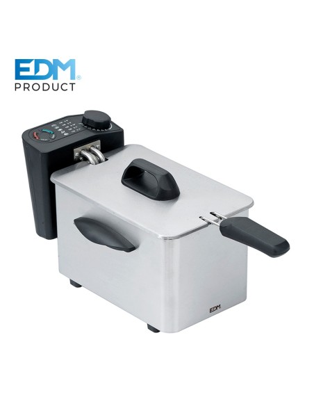 FREIDORA DE ACERO INO IDABLE   2000W   2,5 LITROS   EDM