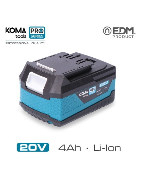BATERIA LITIO 20V 4.0AH KOMA TOOLS PRO SERIES BATTERY EDM