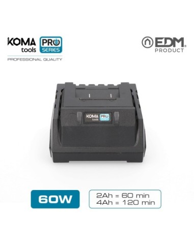 CARGADOR BATERIA 60W KOMA TOOLS PRO SERIES BATTERY EDM