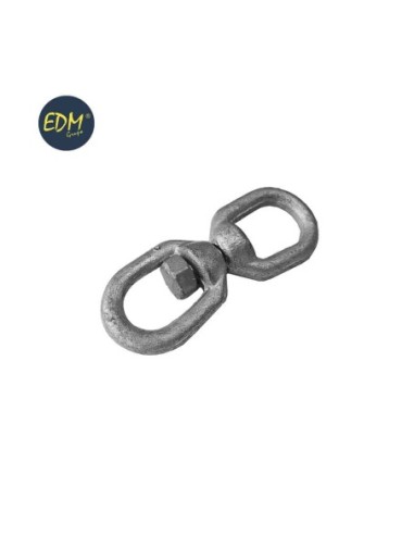 MOSQUETON GIRATORIO ZINCADO 6MM