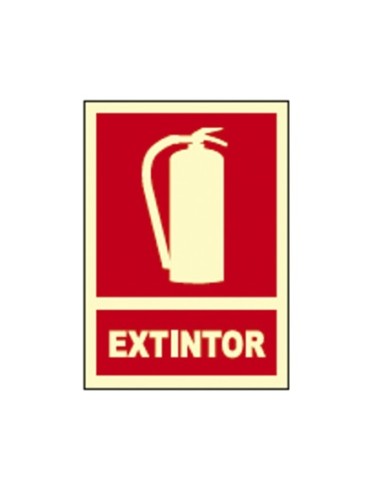 CARTEL SEÑAL E TINTOR FOTOLUMINISCENTE HOMOLOGADO