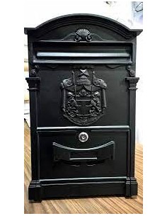 BUZON ALUMINIO IMPERIO NEGRO 25 8 40,8 NATUUR