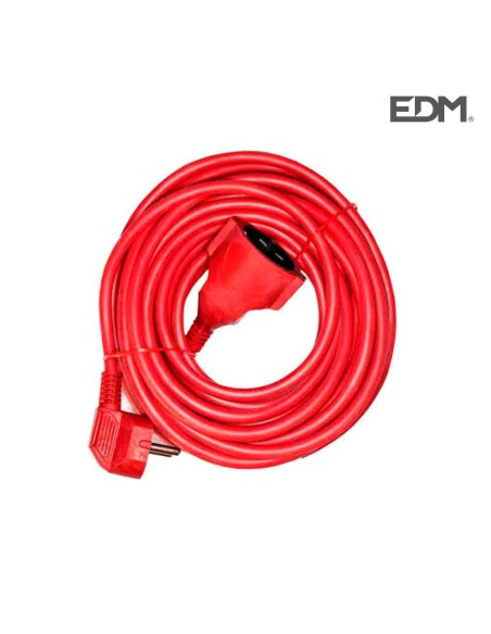 PROLONGACION MANGUERA T-TL 10MTS 3   1,5  FLE IBLE ROJA EDM