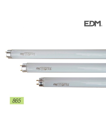 TUBO FLUORESCENTE 18W TRIFOSFORO 865K EDM