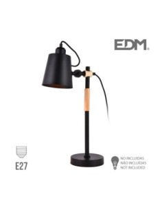 FLE O SIMPLE  E27 NEGRO EDM