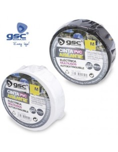 Cinta aislante elect.PVC 20M Blanca 25mm Retrac.10