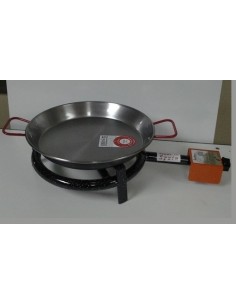 PAELLERO GAS BUTANO 1 FUEGO 30CM + P.32CM H. M300 LA IDEAL