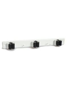 SUJETA ESCOBAS 3PZ, BLANCO BLISTER