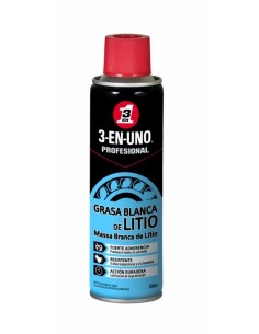 GRASA BLANCA DE LITIO"3 EN UNO" SPRAY DE 250ML