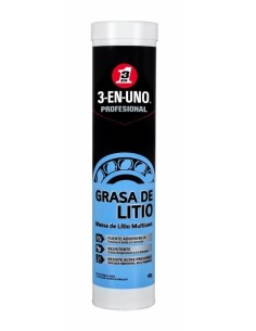 GRASA LITIO 3 EN 1MULTIUSOS CARTUCHO 400 GR