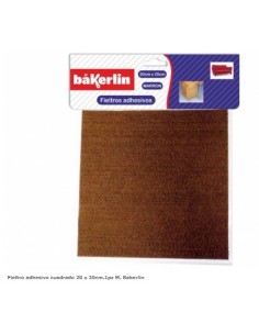 Fieltro adhesivo cuadrado 20   20cm.1pz M. Bakerlin