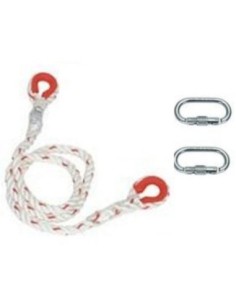 CUERDA P-ARNES 1,5M,C-REG+2MOSQUETONES