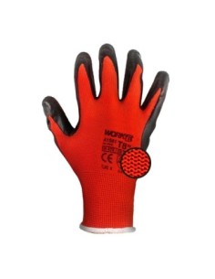 GUANTE POLIURETANO NYLON 09   WORKFIT