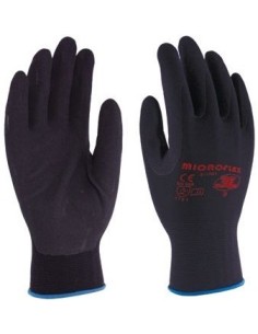 GUANTE NITRILO NEGRO MICRO FLE T 8