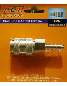 ENCHUFE NEUM RAP 8 MM RGH 8 UNIV COFER