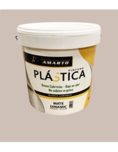 PINTURA PLASTICA MATE DINAMIC 4L AMARTO