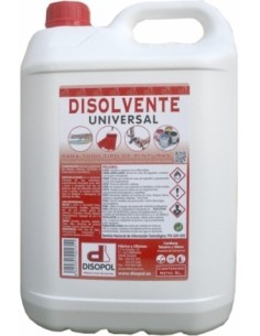 DISOLVENTE LIMP UNIV ENV PLAS NITRO DISOPOL 5LT