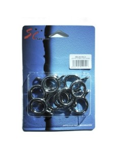 ANILLA CORTINA CROMADA HOGAR CR. SIDECOR 10 PZ