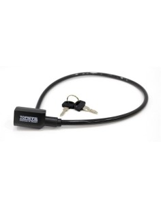 CANDADO ANTIRROBO BICICL 8 650MM CABLE NIVEL
