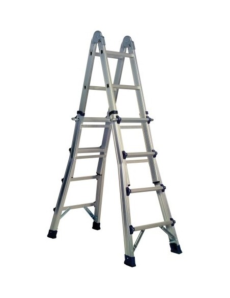 ESCALERA MULTIUSO TODO ALUMINIO E CEL 4 4