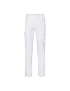 Pantalon tergal, Blanco multibolsillos