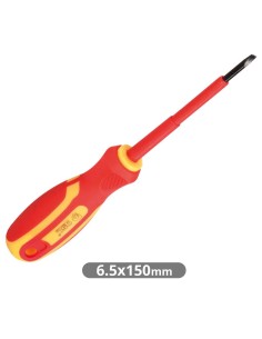 Destornillador aislante plano 6,5 150mm