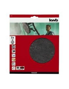 LIJA ABRASIVA Ø 225MM GR 120 KWB   5UN