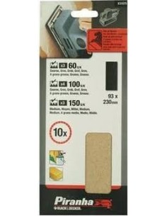 HOJA LIJA PERFORADA PARA ORBITAL 93 230MM GR060 10PZ