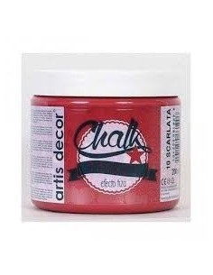 CHALK EFFECT ARTIS DECOR 200ML. ESCARLATA