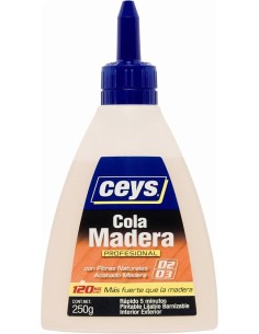 COLA MAD SECADO RAPIDO 250 GR PROF CON FIBRAS NATURALES CEYS