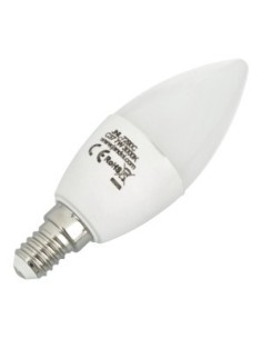 LAMPARA AHORRADORA VELA 7W CASQUILLO E27 Y E14  LUZ CALIDA