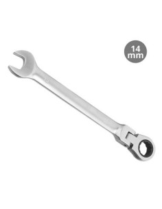 Llave combinada con crique articulado CR V 14MM