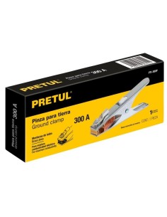 PINZA TOMA TIERRA PARA SOLDAR PRETUL 300A