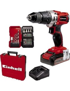 Taladro percutor 18V 2.5 AH 1BAT TE-CD 18/2 LI-I+22 + Regalo Batería +cargador. EINHELL