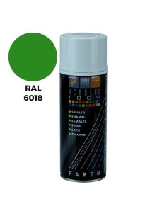 PINTURA SPRAY VERDE AMARILLENTO RAL 6018 400ML FAREN