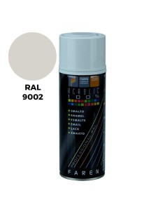 PINTURA SPRAY BLANCO GRISACEO RAL 9002 400ML FAREN