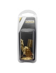 BISAGRA 13 20MM + CIERRE ESTUCHE 25MM LATONADA