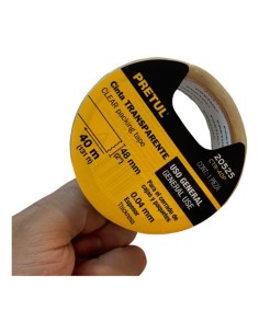 Cinta de empaque transparente, 40 m, Pretul