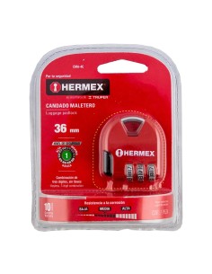 CANDADO COMBINACION MALETAS 36MM