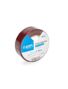 CINTA AISLANTE 10M  19MM MARRON EDM